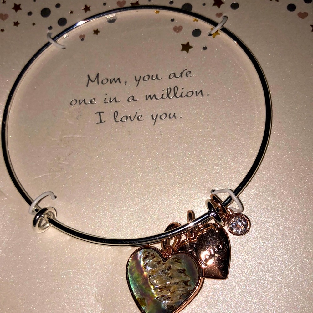 Stainless steel bracelet with charms